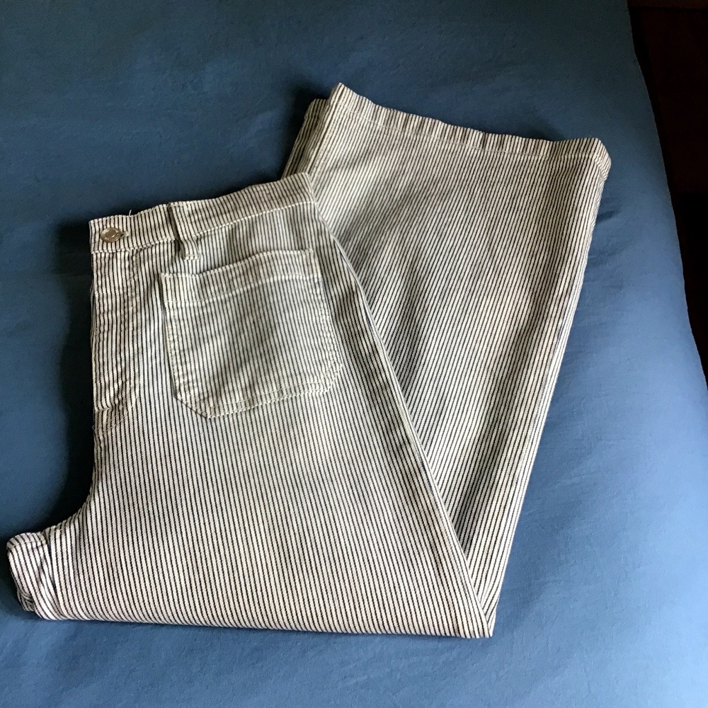 J. Crew Point Sur Wide-Leg Crop Pant